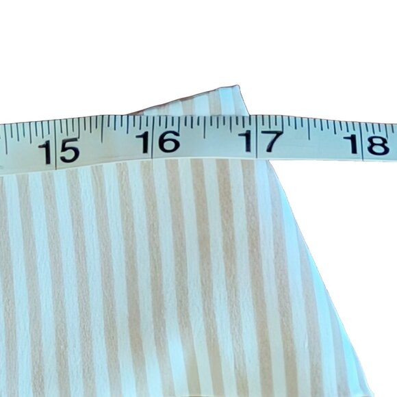 NWOT Multicolor Floral Skirt A-Line Skirt with Striped Waist and Ruffle Sz 12 - Picture 8 of 10